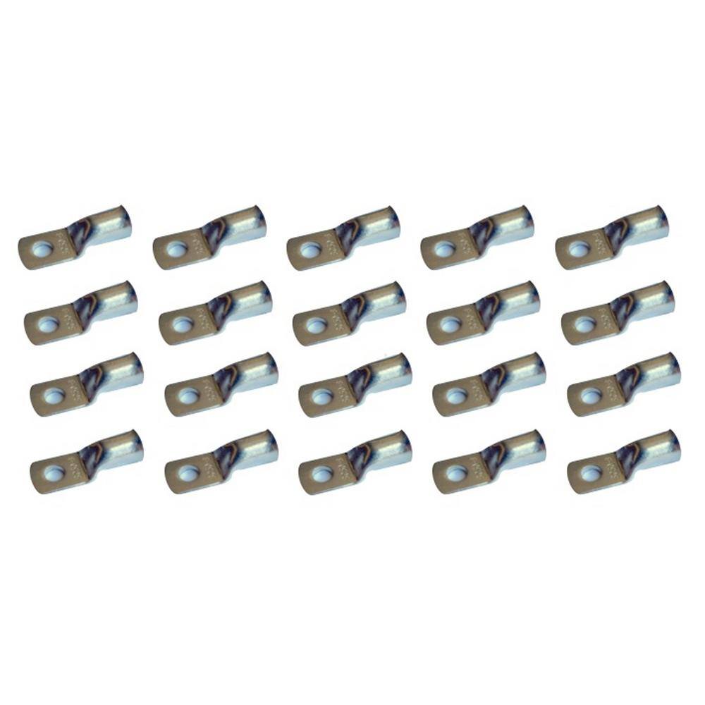 SVAAR 20pcs Tinned Copper Ring Terminal 0 Gauge 00 Gauge Wire Terminals Cable Lug Wire Lugs with 5//16 and 3//8Stud Battery Cable Ends Crimp Wire Connector Battery Lug with 3:1 Heat Shrink Tubing