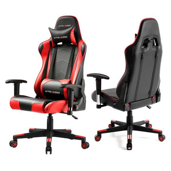 メーカー直売所 ComHoma Task Chair Faux Leather Swivel Ergonomic Upholstered テーブル・チェア・ハンモック