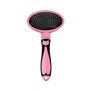 Hair Removal Comb for Dogs and Cats Pet Deshedding Tool Dog Brush, Pink