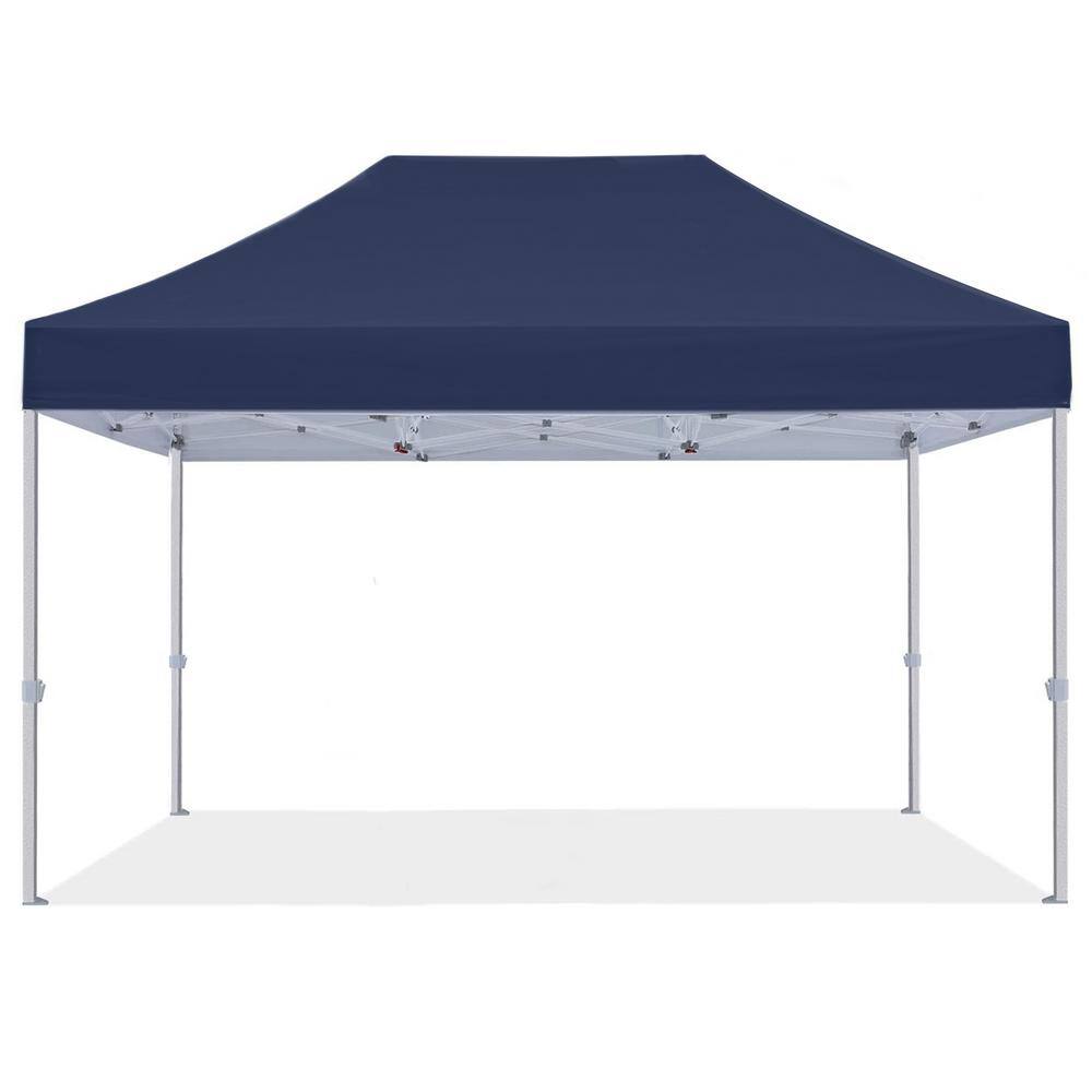 Terracemaster Commercial 10 ft. x 15 ft. Navy Blue Pop Up Canopy Tent ...