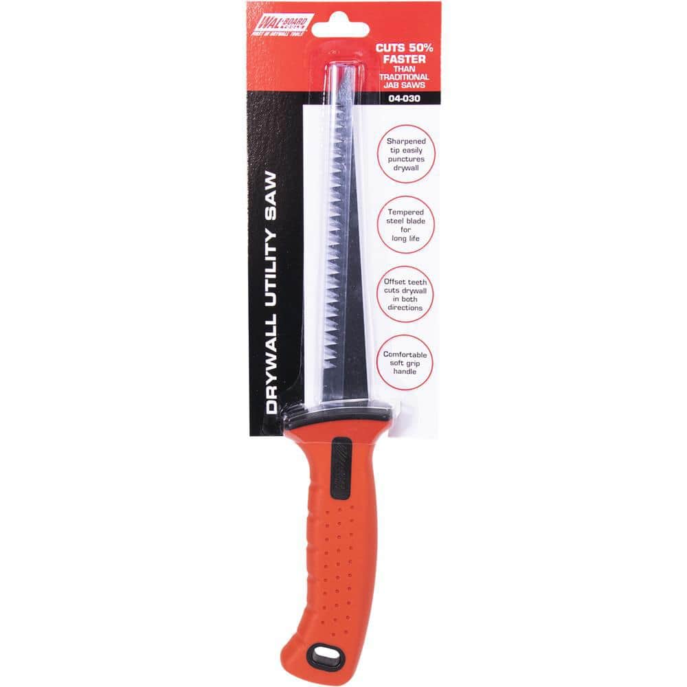 Wal-Board Tools 6 in. Jab Saw with Rubber Handle 004-030-HD - The Home Depot