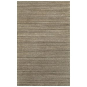 Isadore Brown/Brown 5 ft. x 8 ft. Solid Area Rug