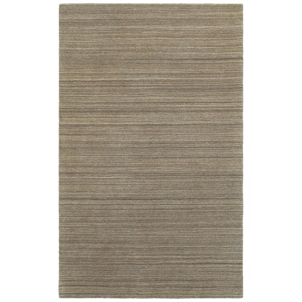 AVERLEY HOME Isadore Brown/Brown 5 ft. x 8 ft. Solid Area Rug