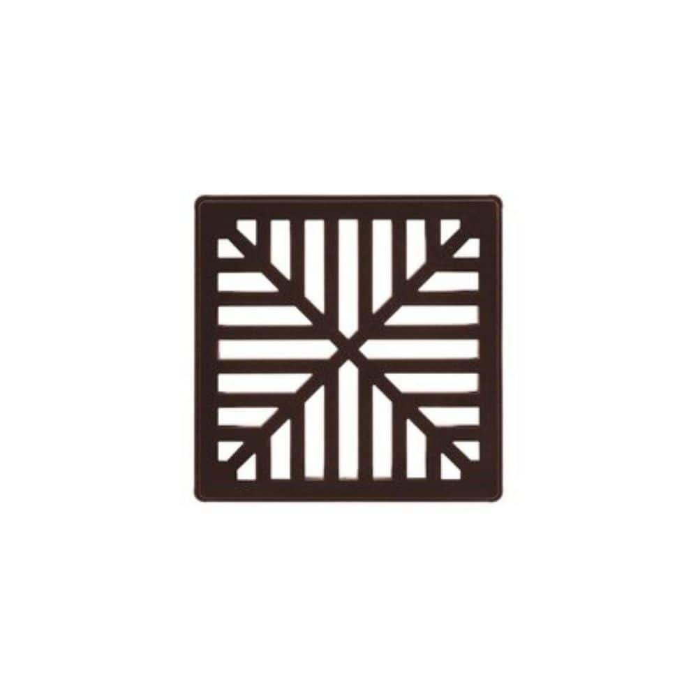 Kerdi-Drain Grate 4 in. Bronze Quad price history on PriceWatchPro