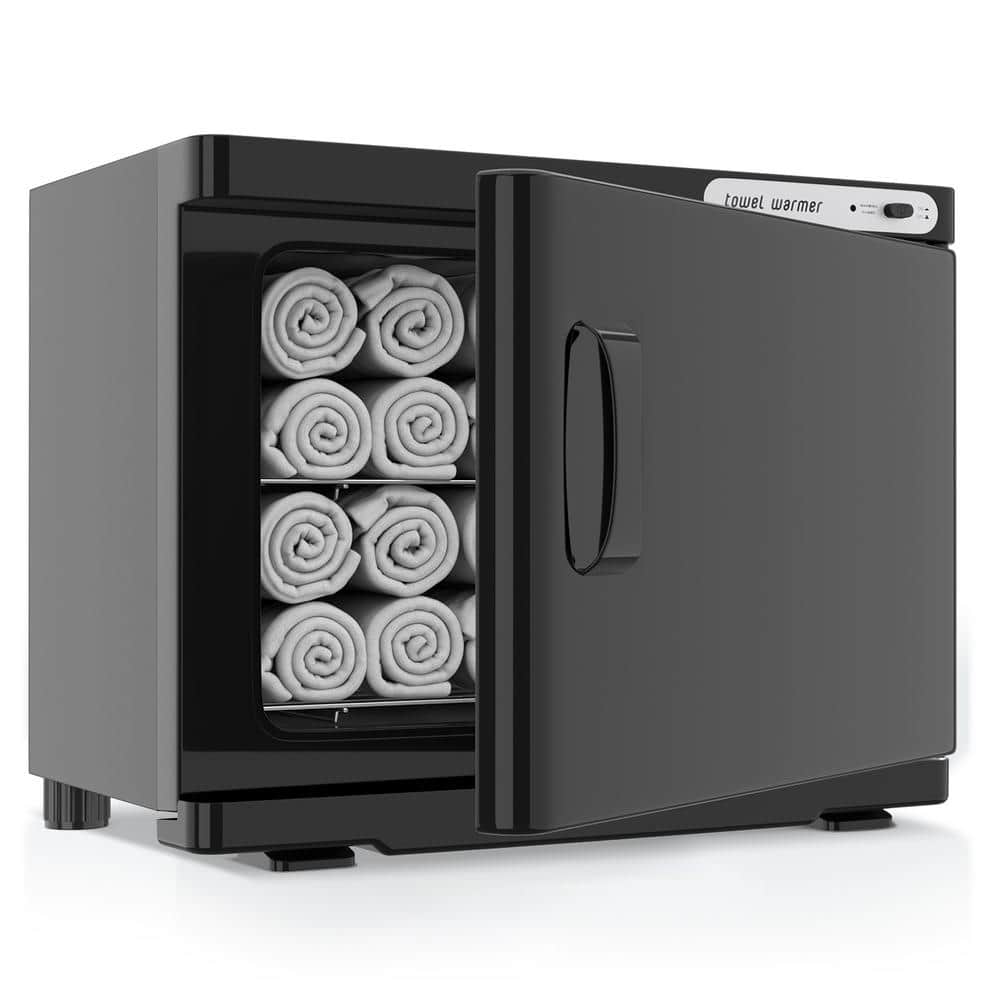 Electric Towel Warmer Cabinet Freestanding Towel Heater Black