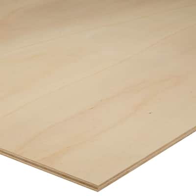 12mm - Sande Plywood ( 1/2 in. Category x 4 ft. x 8 ft.; Actual: 0.472 in. x 48 in. x 96 in.)