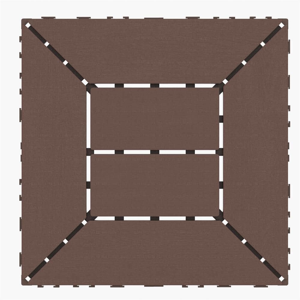 Quick Deck Tile, 1 ft. x 1 ft. All Weather Plastic Outdoor Waterproof Inter