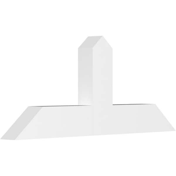 Ekena Millwork Portland 48 in. W x 20 in. H x 4 in. D Signature Polyurethane Bracket
