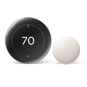 Nest Learning Thermostat (4th Gen) with Nest Temperature Sensor (2nd Gen) - Polished Silver