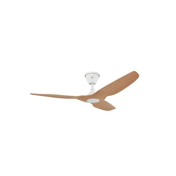 Big Ass Fans Haiku Coastal 52 in. Smart Outdoor Coastal Caramel/White Universal Mount Ceiling Fan with 2700K LED with Remote App