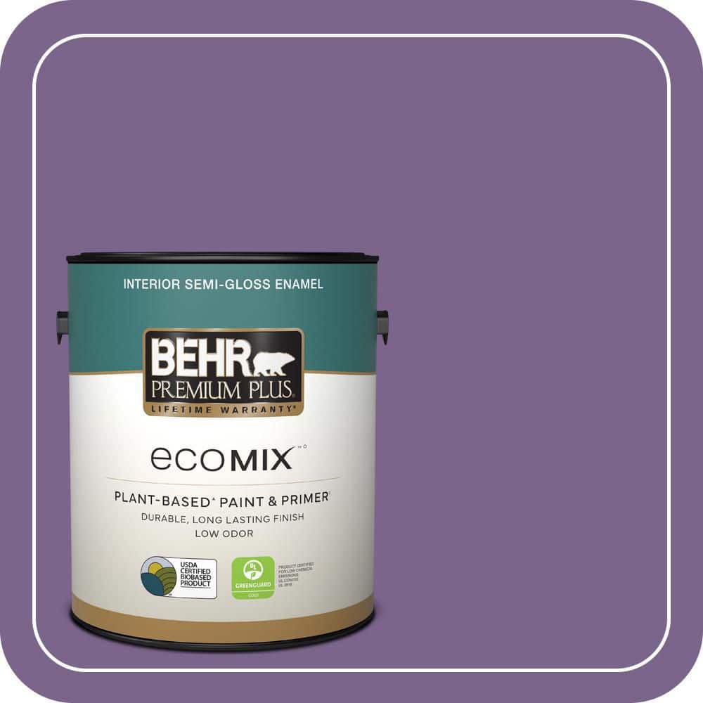 1 gal. #M570-6 Notorious Semi-Gloss Enamel EcoMix Plant-Based Interior Paint & Primer price history on PriceWatchPro