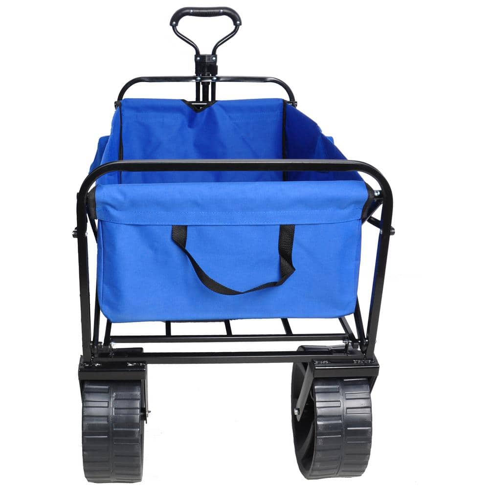 Blue Wagon Garden Shopping Beach Folding Serving Cart