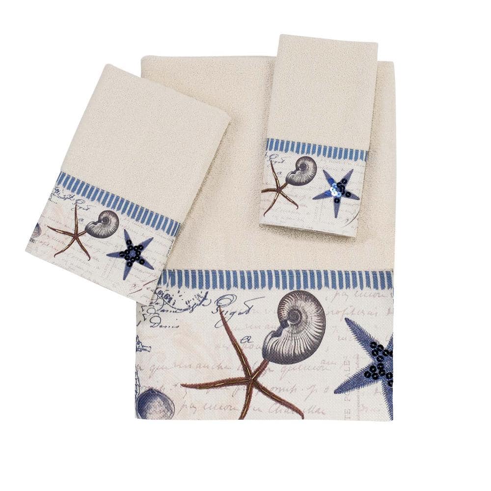 Design Imports Herbal Embellished Kitchen Towels, Set of 4 