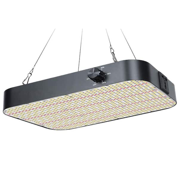 Grow Light, 1200W Equiv 130W LED Grow Light-Dimmable Full Spectrum with Fan for Indoor Plants Seedling Bloom