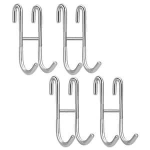 Shower Door Hooks, 2 Pack Towel Hooks for Bathroom Frameless Glass  Drilling-Free Hanger, 304 Stainless Steel Over The Glass Door Hooks for  Bathing