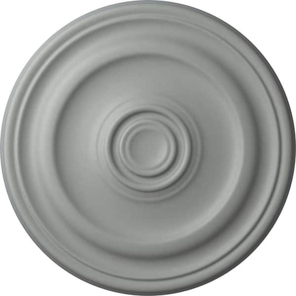 Ekena Millwork 15-7/8" x 1-1/2" Kepler Traditional Urethane Ceiling Medallion (For Canopies upto 3-3/4"), Primed White
