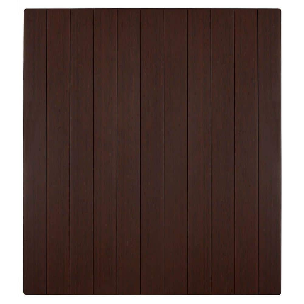 Bamboo Deluxe Dark Cherry 43 in. x 48 in. Chair Mat