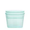 Zip Top Reusable Silicone 32 oz. Large Dish Zippered Storage Container,  Teal Z-DSHL-03 - The Home Depot