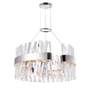 Glace LED Chandelier With Chrome Finish