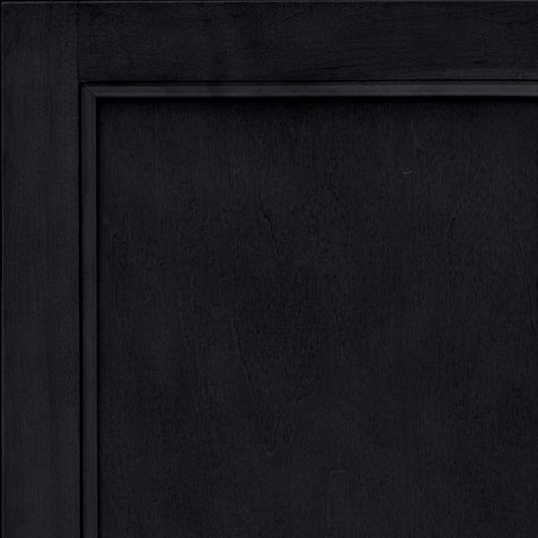 KraftMaid Bingham 7 5/16 in. W x 3/4 in. D x 7 5/16 in. H Quarter Cabinet Door Sample in Slate