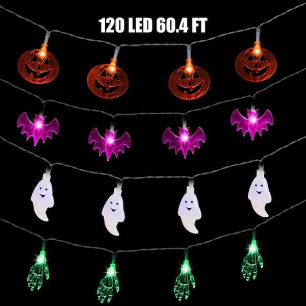 15FT Halloween LED String Lights Waterproof Outdoor Indoor Fairy Decor