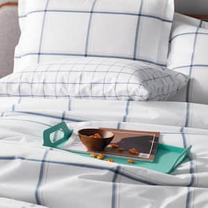 Window Pane Plaid Yarn-Dyed Cotton Percale Sham