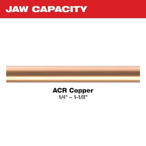 M18 Press 1/4 in. to 1-1/8 in. Copper Press Tool Jaw Set for RLS ACR Press Fittings (7-Jaws Included)