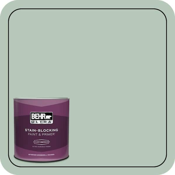 BEHR ULTRA 1 qt. #S410-3 Ponds Edge Extra Durable Eggshell Enamel Interior Paint & Primer