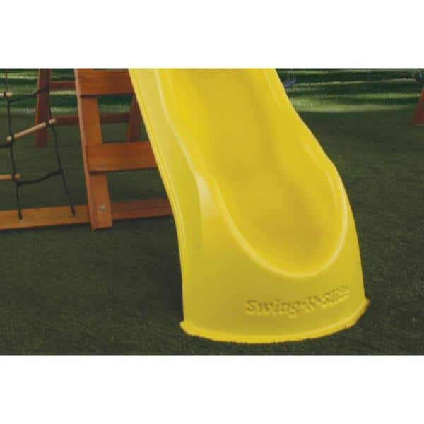 Swing-N-Slide Playsets Yellow Cool Wave Slide NE 4675-1PK - The Home Depot
