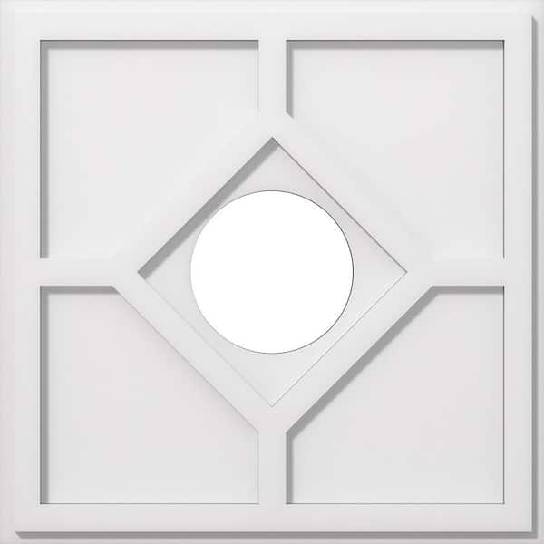 Ekena Millwork 1 in. P X 7 in. C X 20 in. OD X 6 in. ID Embry Architectural Grade PVC Contemporary Ceiling Medallion