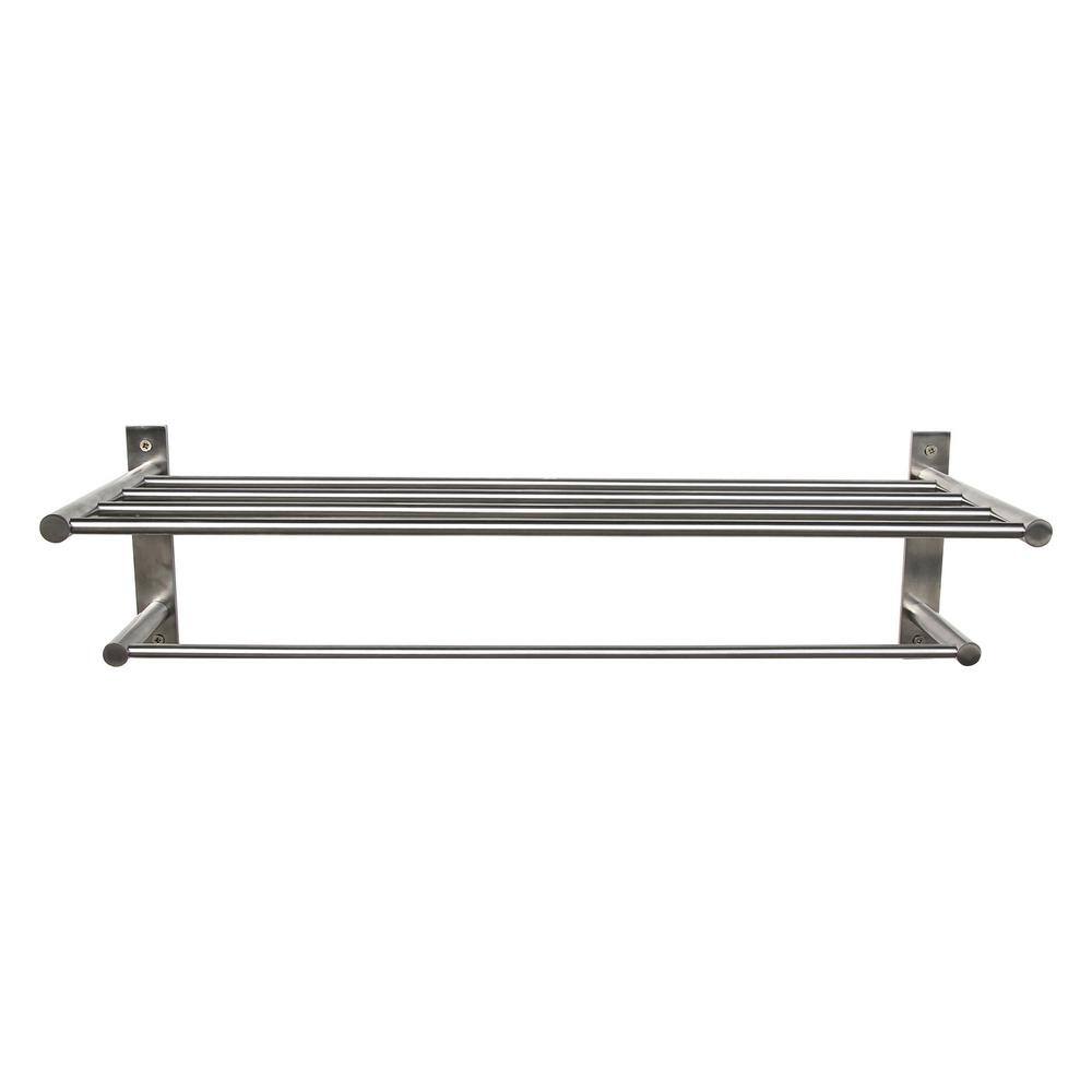 Stainless Steel Wall Mounted Towel Rack with Bar