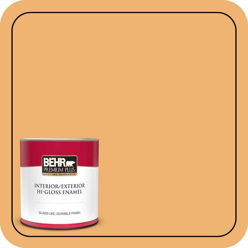1 qt. #PPU6-03 Sunburst Hi-Gloss Enamel Interior/Exterior Paint & Primer price history on PriceWatchPro