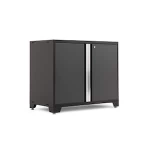 Pro Series Steel Freestanding Garage Cabinet in Charcoal Gray (42 in. W x 38 in. H x 22 in. D)