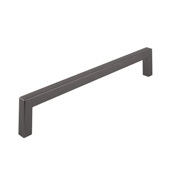 Richelieu Hardware Lambton Collection 7-9/16 in. (192 mm) Modern Antique Nickel Rectangular Cabinet Bar Pull
