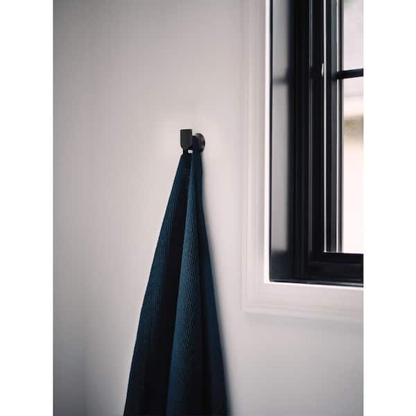 Genta LX Single Robe Hook in Matte Black