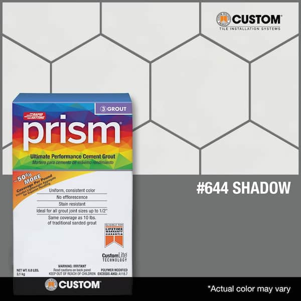 Prism #644 Shadow 17 lb. Ultimate Performance Grout