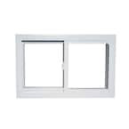 30.75 in. x 16.25 in. 70 Series Low-E Argon Glass Sliding White Vinyl Replacement Window, Screen Incl