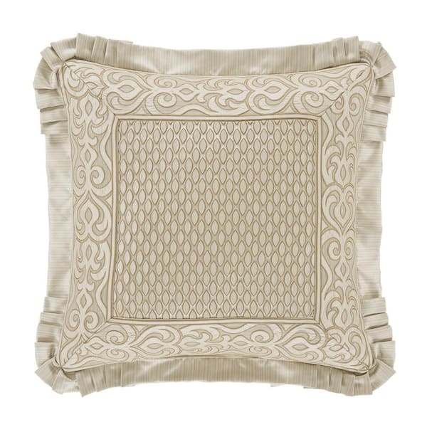 Unbranded Lagos Polyester 20 in. Square Embellished Decorative Throw Pillow 20 x 20 in.