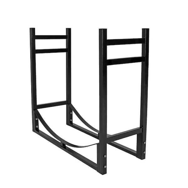 33 in x 30 in Steel Indoor/Outdoor Log Rack without cover