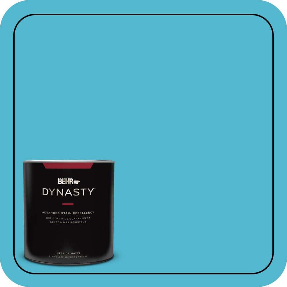 1 qt. #520B-5 Liquid Blue Matte Interior Stain-Blocking Paint and Primer price history on PriceWatchPro