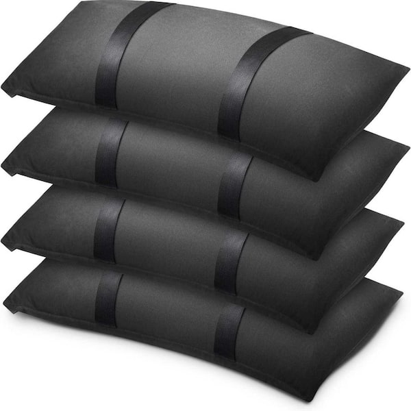 28 in. Heavy Duty 200 lbs Capacity Fillable Sand Bags for Weight Sand Bags Weatherproof Patio Accessories (4-Pack)