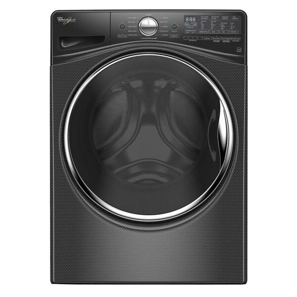 Whirlpool 4.2 cu. ft. High-Efficiency Stackable Black Diamond Front Load Washing Machine with LOAD & GO, ENERGY STAR