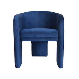 Valerie Blue Velvet Arm Chair