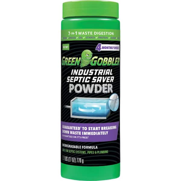 Green Gobbler 27 oz. Industrial Septic Saver Powder