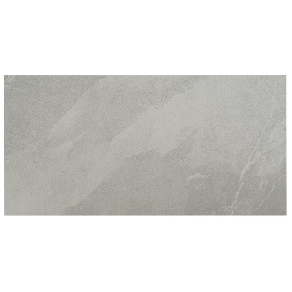 Ivy Hill Tile Copley Grigio 4 in. x 0.35 in. Matte Stone Look Porcelain Floor and Wall Tile