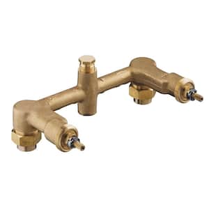 Wall-Mount 2-Handle Valve System for 8 in. Centers