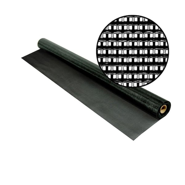 36 in. x 25 ft. Black SunTex 80