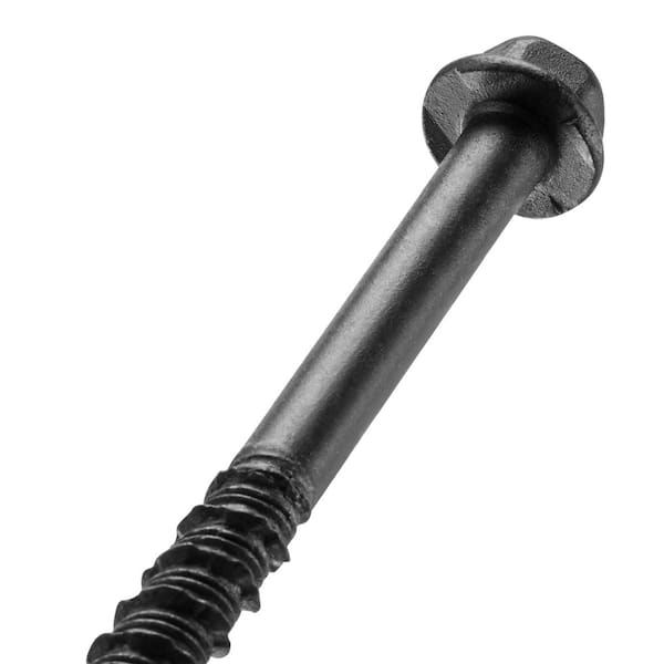 Tapcon 1/4 in. x 1.75 in. Hex-Washer-Head Black Concrete Anchors
