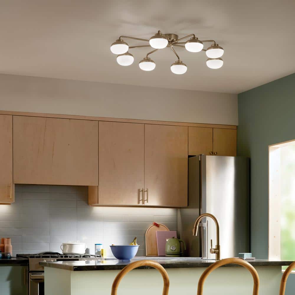 KICHLER Remy 40.75 in. 8-Light Champagne Bronze Kitchen Modern