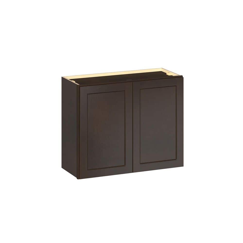 Emerson Cocoa Wall Bridge 2-Door Ready to Assemble Kitchen Cabinet (30 in. W x 24 in. H x 12 in. D) price history on PriceWatchPro